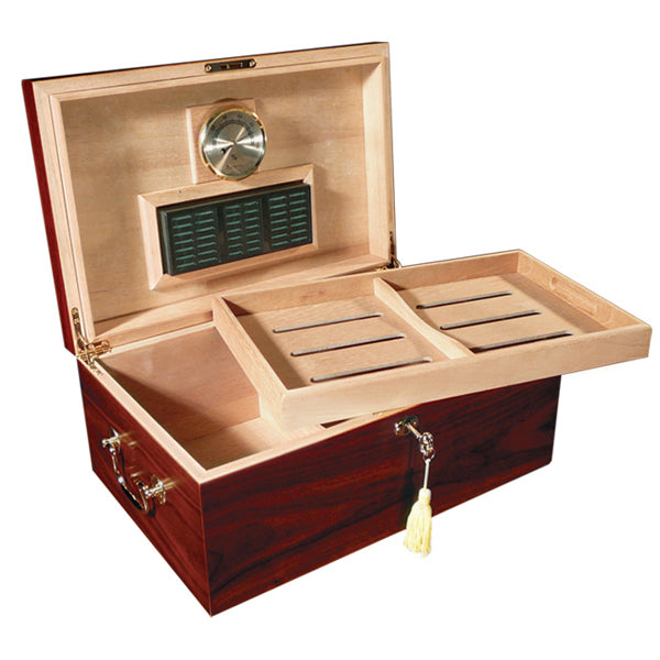 The Monte Carlo Cherry Cigar Humidor Holds 120 Cigars 1