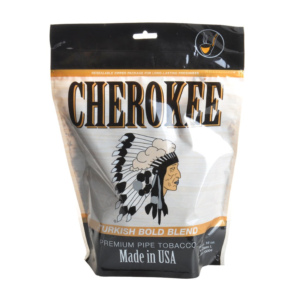 Cherokee Turkish Bold Pipe Tobacco 16 oz. Bag 1