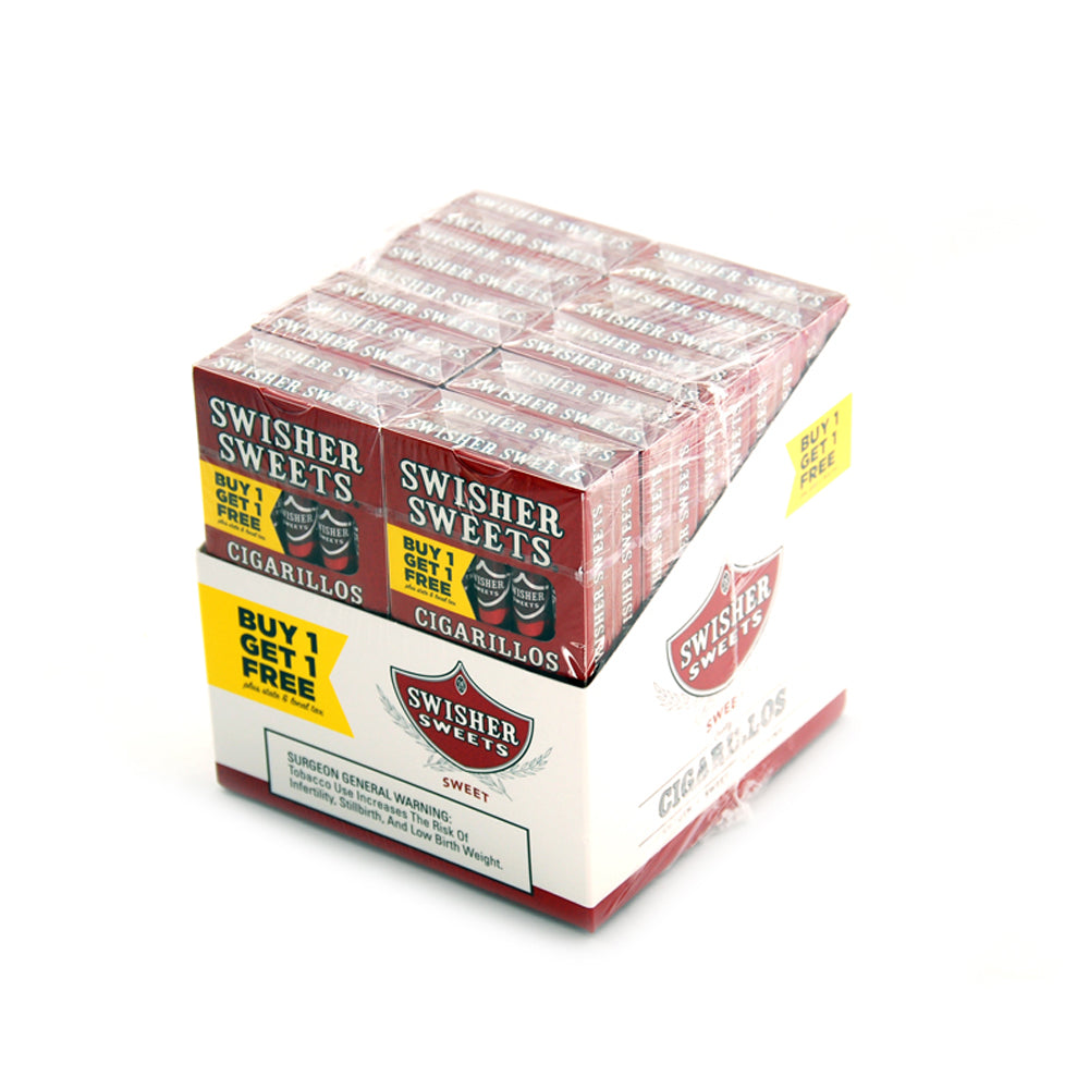 Swisher Sweets Twin Cigarillos Regular – Tobacco Stock