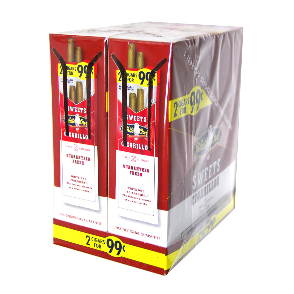 White Owl Cigarillos 99 Cent Pre Priced 30 Packs of 2 Cigars Sweets 4