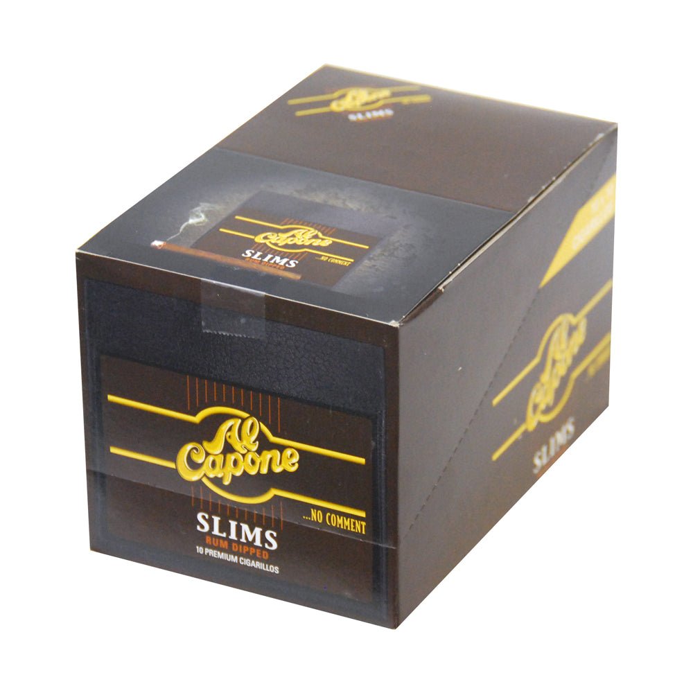 Al Capone Slims Rum Cigarillos 10 Packs of 10 1