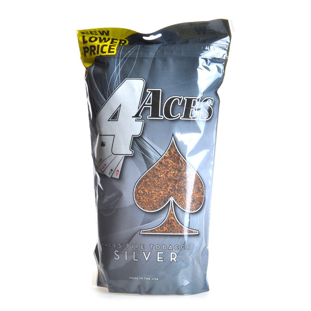 4 Aces Silver Pipe Tobacco 16 oz. Bag 1