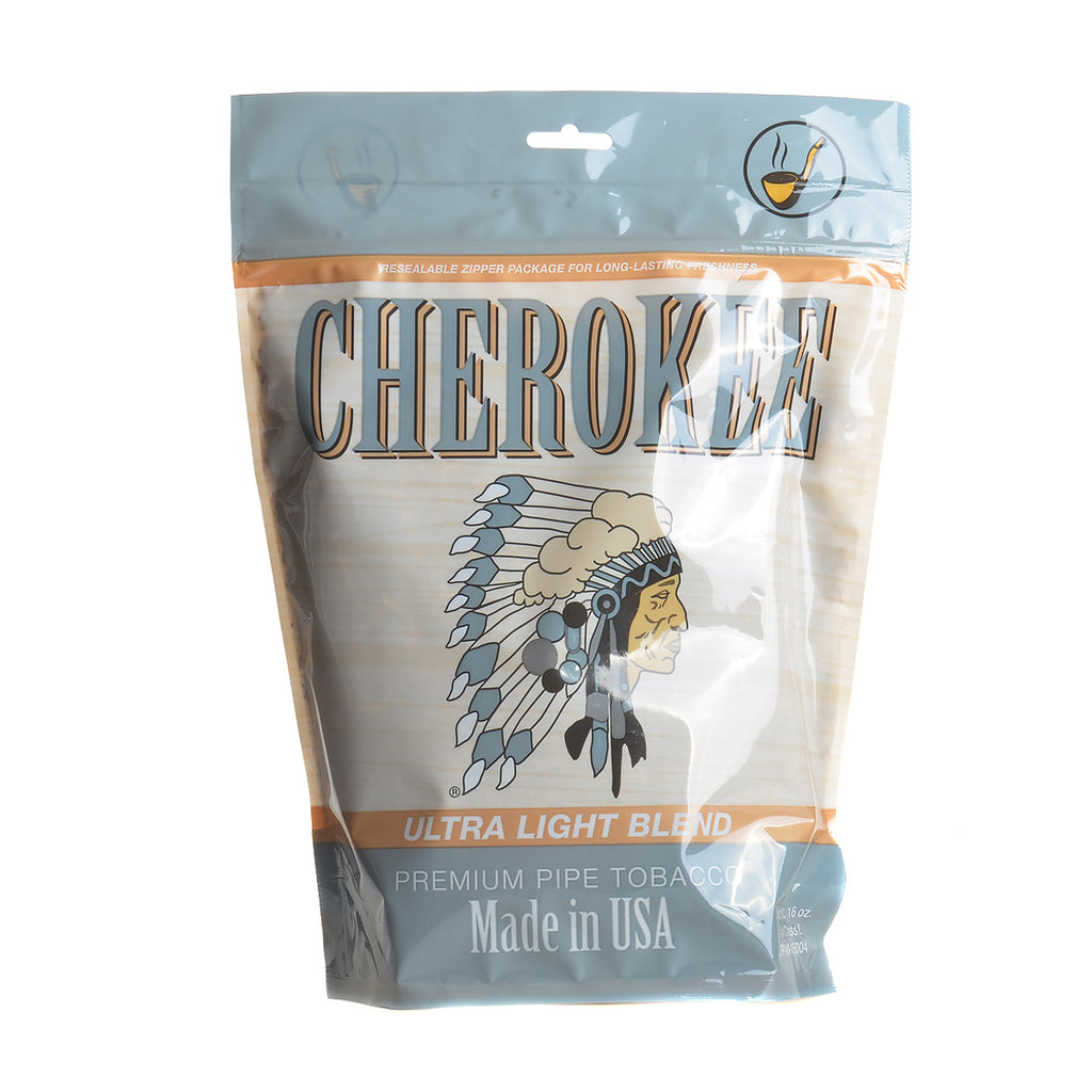 Cherokee Ultra Light Pipe Tobacco 16 oz. Bag 1