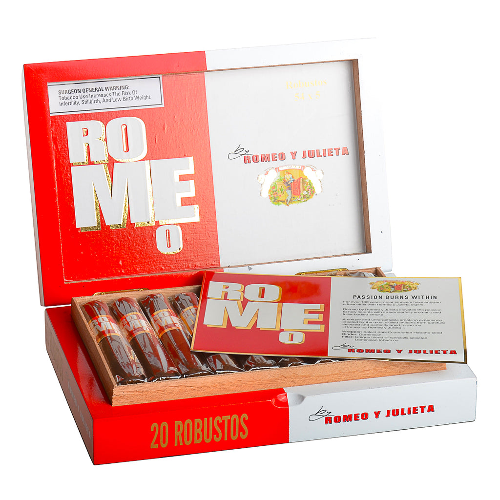 ROMEO by Romeo y Julieta Robusto Natural Cigars Box of 20 1