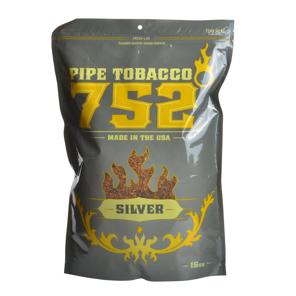 752 Silver Pipe Tobacco 16 oz. Bag 1