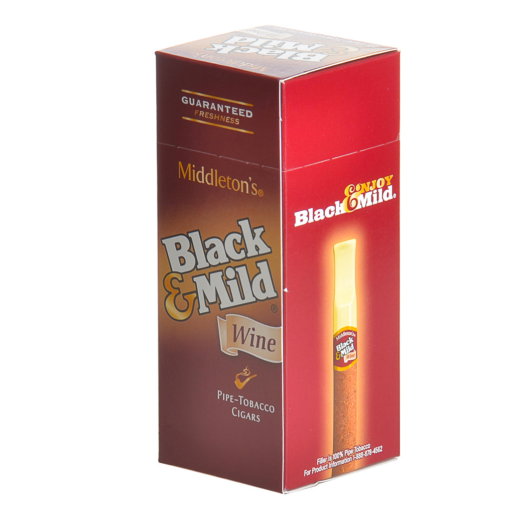 Middleton's Black & Mild Wine Cigars Box of 25 1