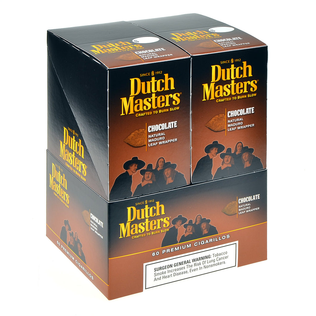 Dutch Masters Cigarillos Chocolate 20 Pouches of 3 1