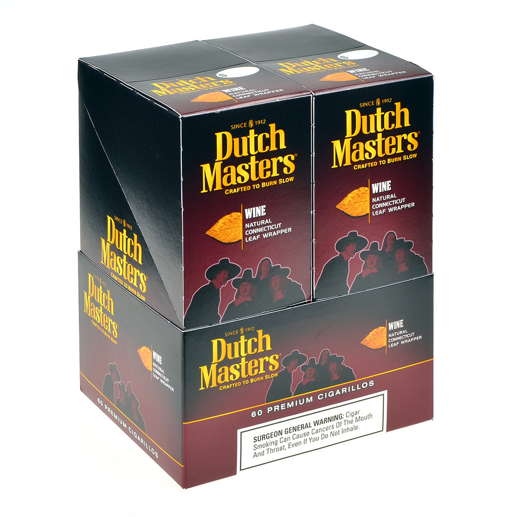 Dutch Masters Cigarillos Wine 20 Pouches of 3 1
