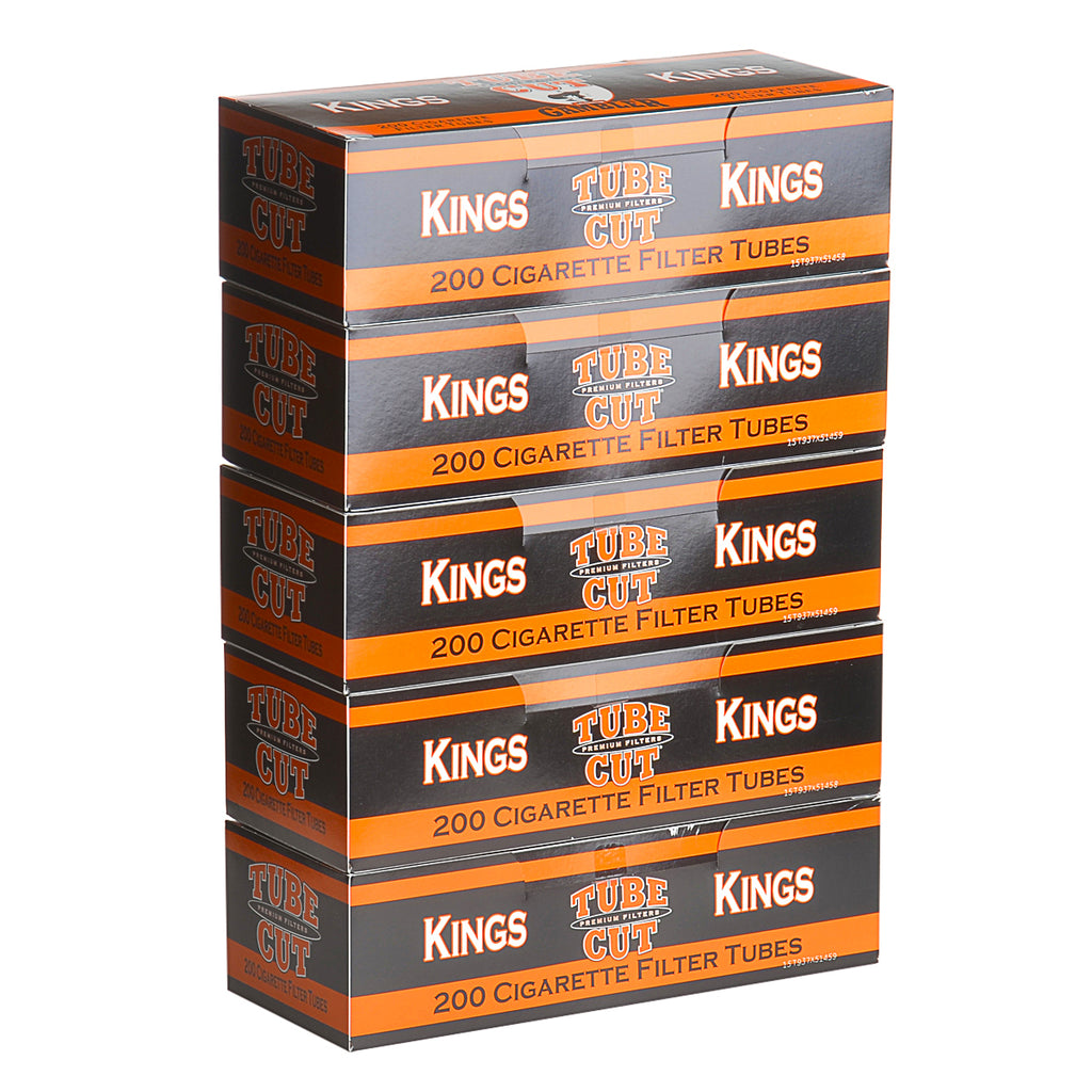 Gambler Tube Cut Filter Tubes King Size Full Flavor 5 Cartons of 200 1