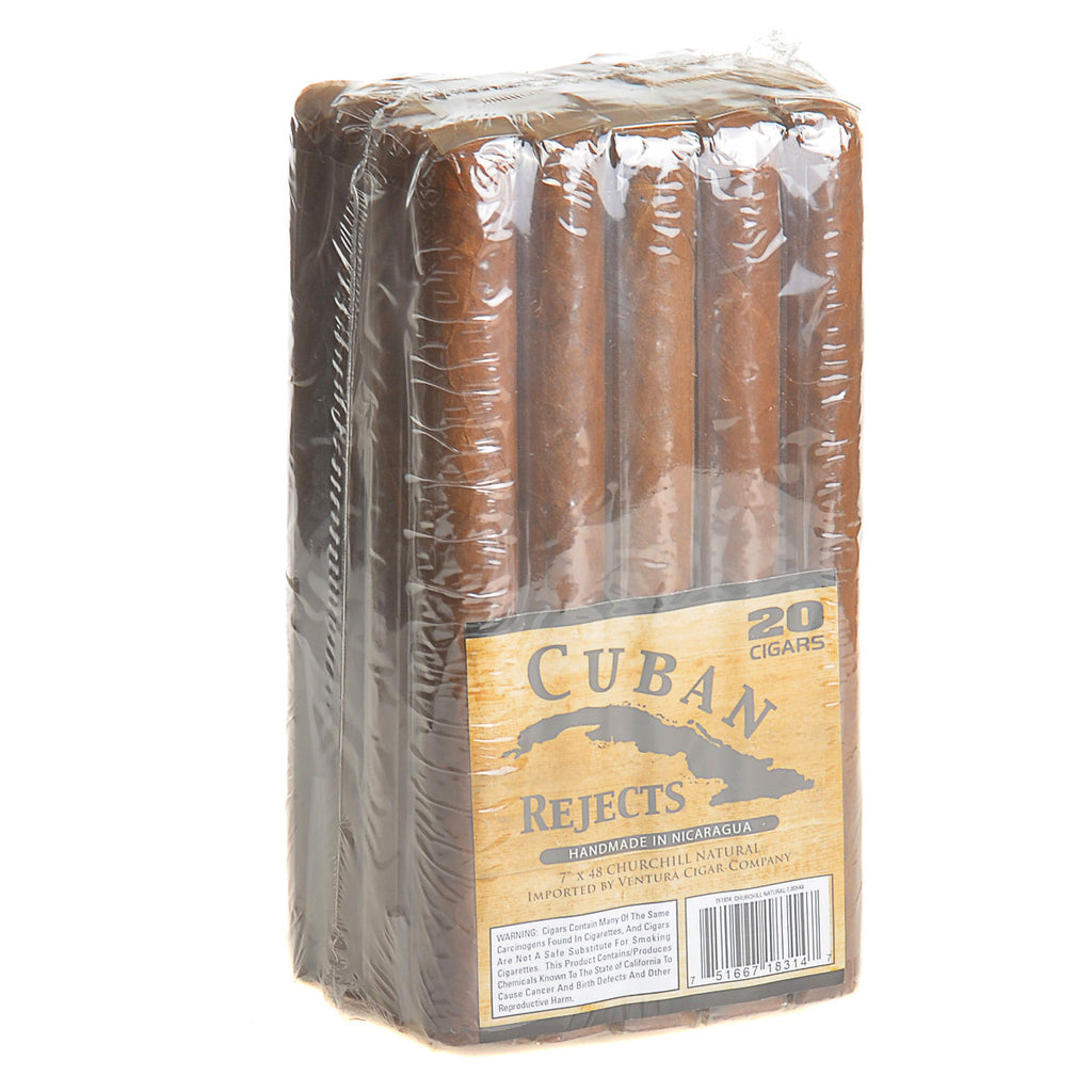 Cuban Rejects Churchill Natural Cigars Pack of 20 1