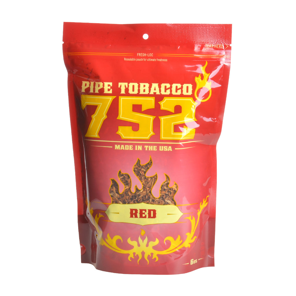 752 Red Pipe Tobacco 6 oz. Bag 1