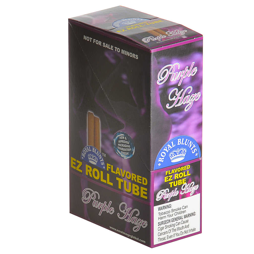 Royal Blunts EZ Roll Purple Haze Wraps 25 Pouches 1