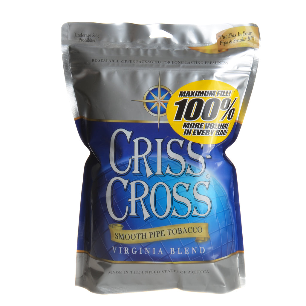 Criss Cross Virginia Blend Smooth Pipe Tobacco 8 oz. Bag 2