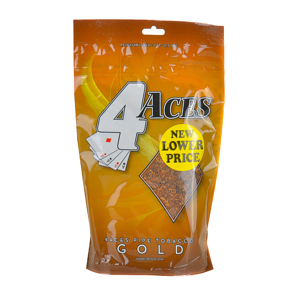 4 Aces Gold Pipe Tobacco 6 oz. Bag 1