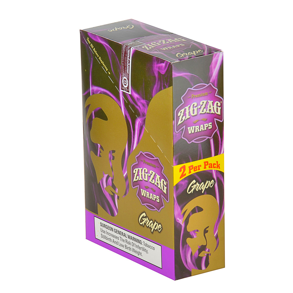 Zig Zag Wraps Premium Grape 25 Packs of 2 1