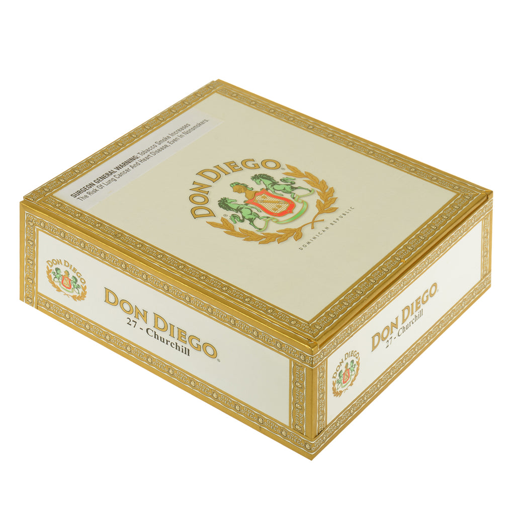 Don Diego Churchill Cigars Box of 27 1