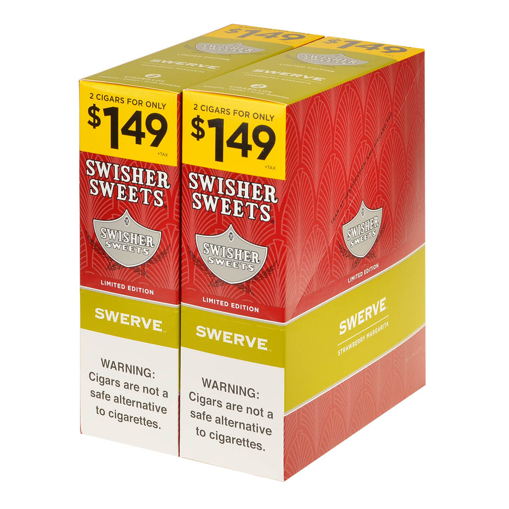 Swisher Sweets Cigarillos 1.49 Pre Priced 30 Pouches of 2 Swerve 1