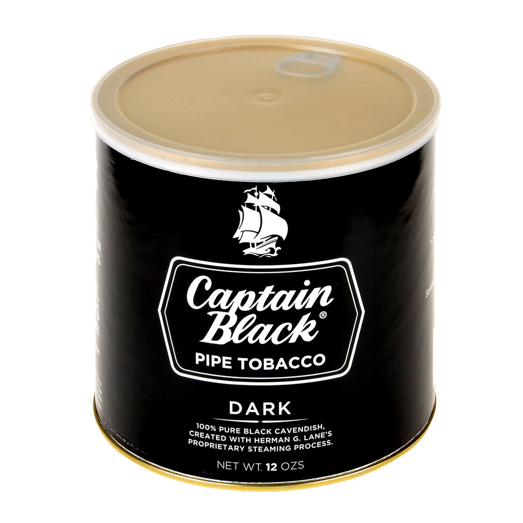 Captain Black Dark Pipe Tobacco 12 oz. Can 1