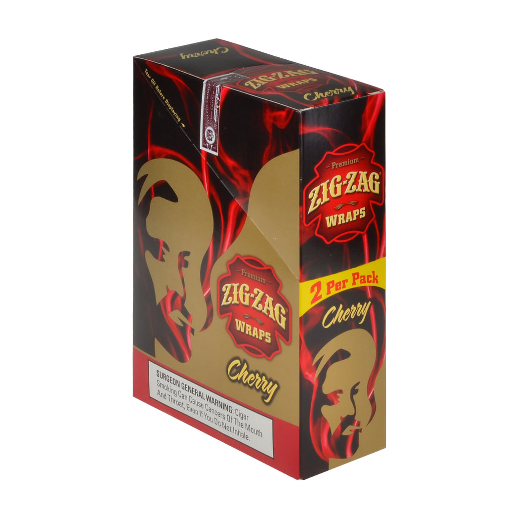 Zig Zag Wraps Premium Cherry 25 Packs of 2 1