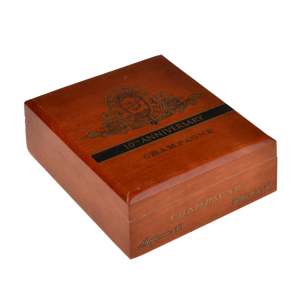 Perdomo 10th Anniversary Magnum Tubo Champagne Cigars Box of 12 1