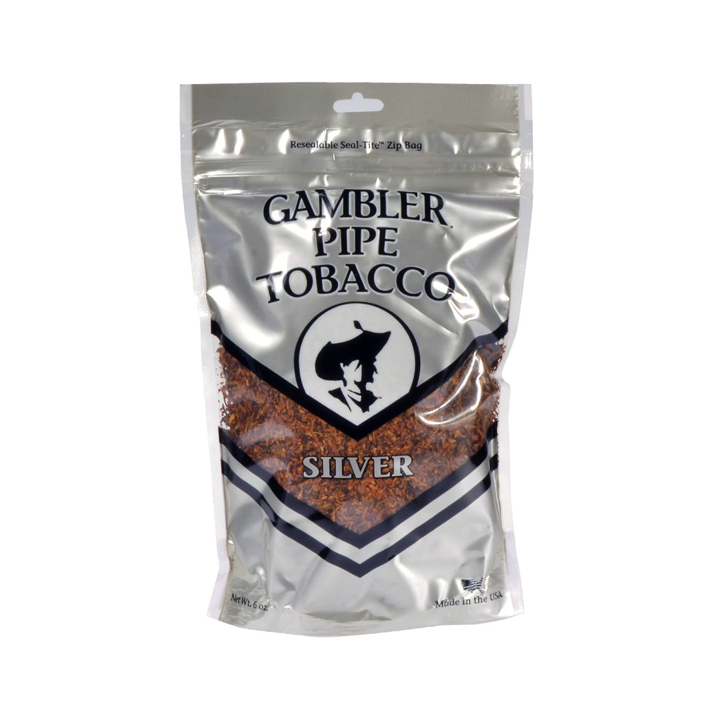 Gambler Pipe Tobacco Silver 6 oz. Bag 1