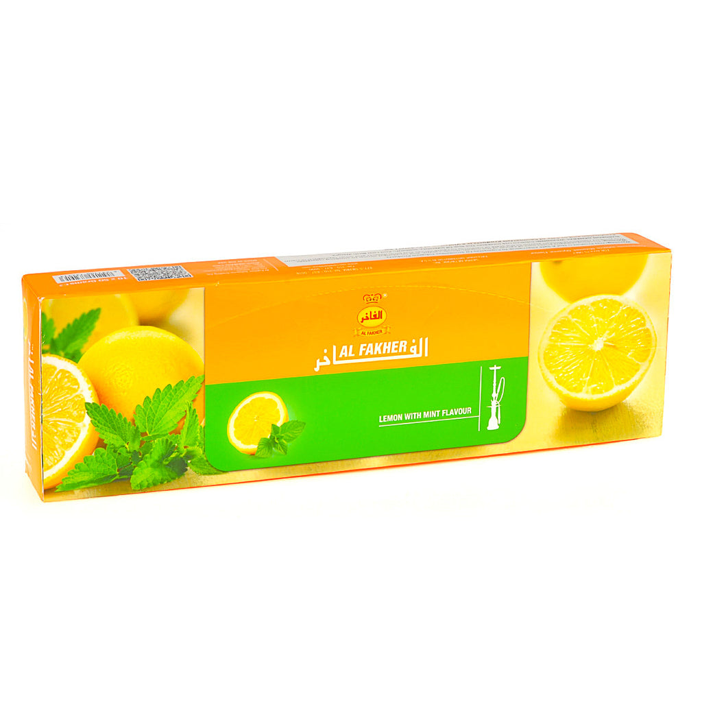 Al Fakher Lemon With Mint Hookah Shisha 10 Packs of 50g 2