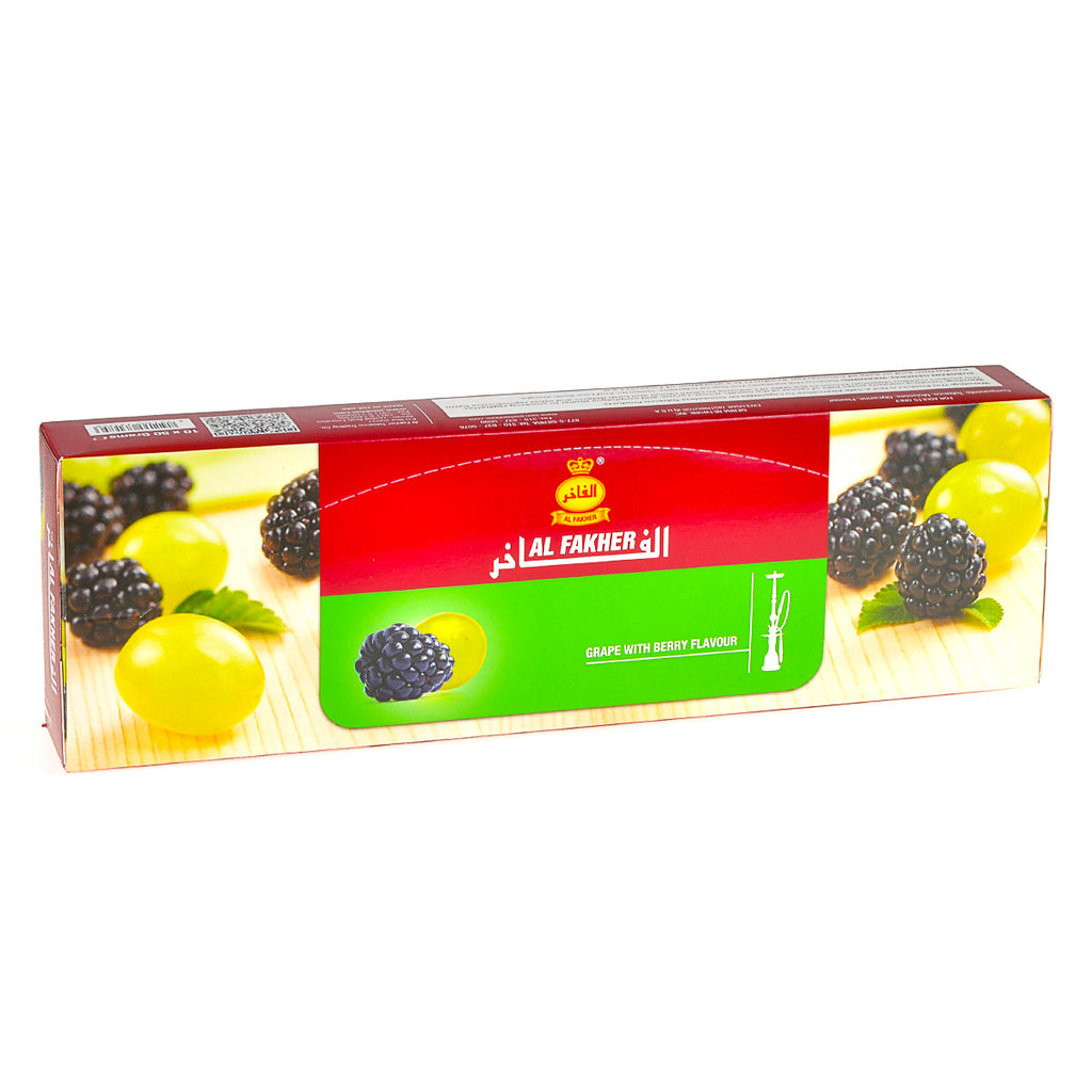 Al Fakher Grape With Berry Hookah Shisha 10 Packs of 50g 2