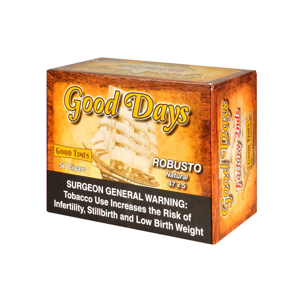 Good Days Factory Rejects Robusto Cigars Box of 50 1