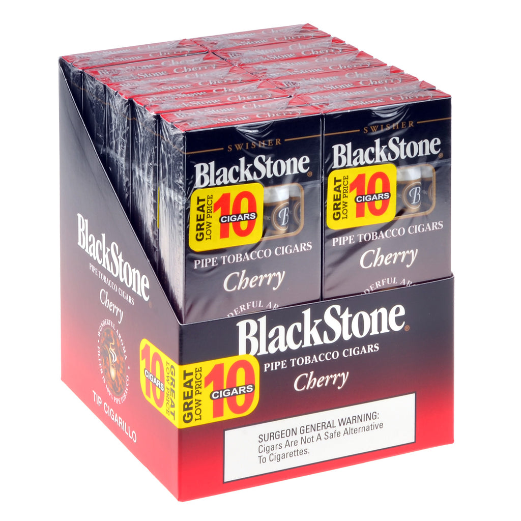 Blackstone Tip Cherry Cigarillos 20 Packs of 5 1