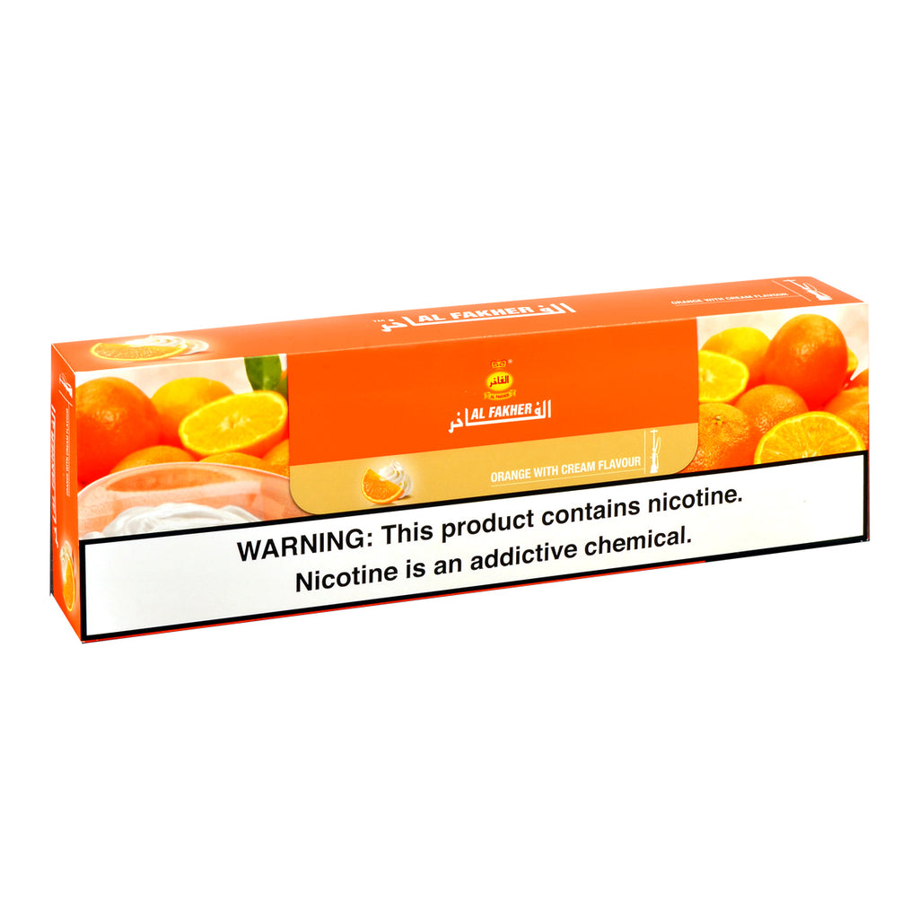 Al Fakher Orange With Cream Hookah Shisha 10 Packs of 50g 1