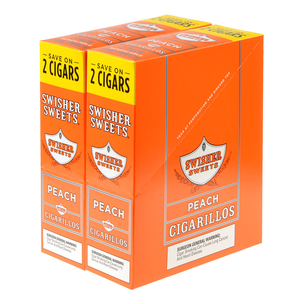 Swisher Sweets Cigarillos 30 Packs of 2 Cigars Peach 1