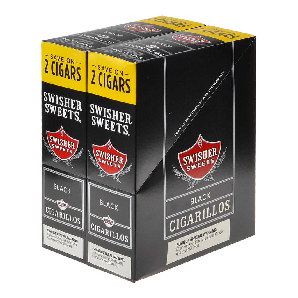 Swisher Sweets Cigarillos 30 Packs of 2 Cigars Black 1