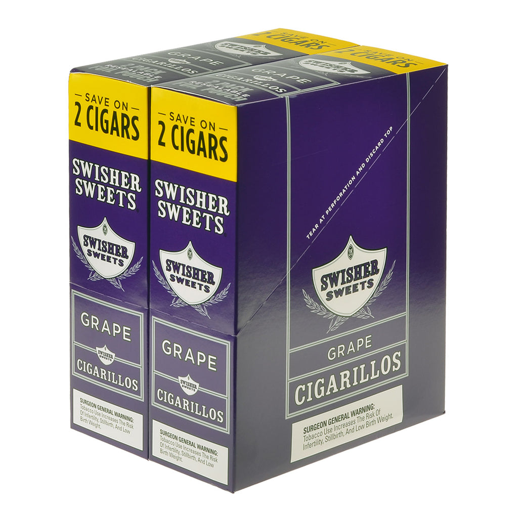 Swisher Sweets Cigarillos 30 Packs of 2 Cigars Grape 4