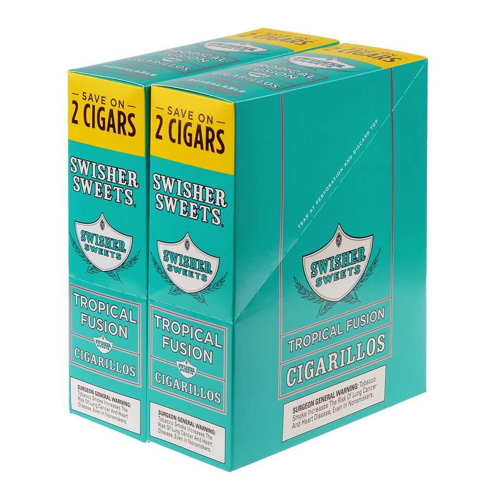 Swisher Sweets Cigarillos 30 Packs of 2 Cigars Tropical Fusion 1