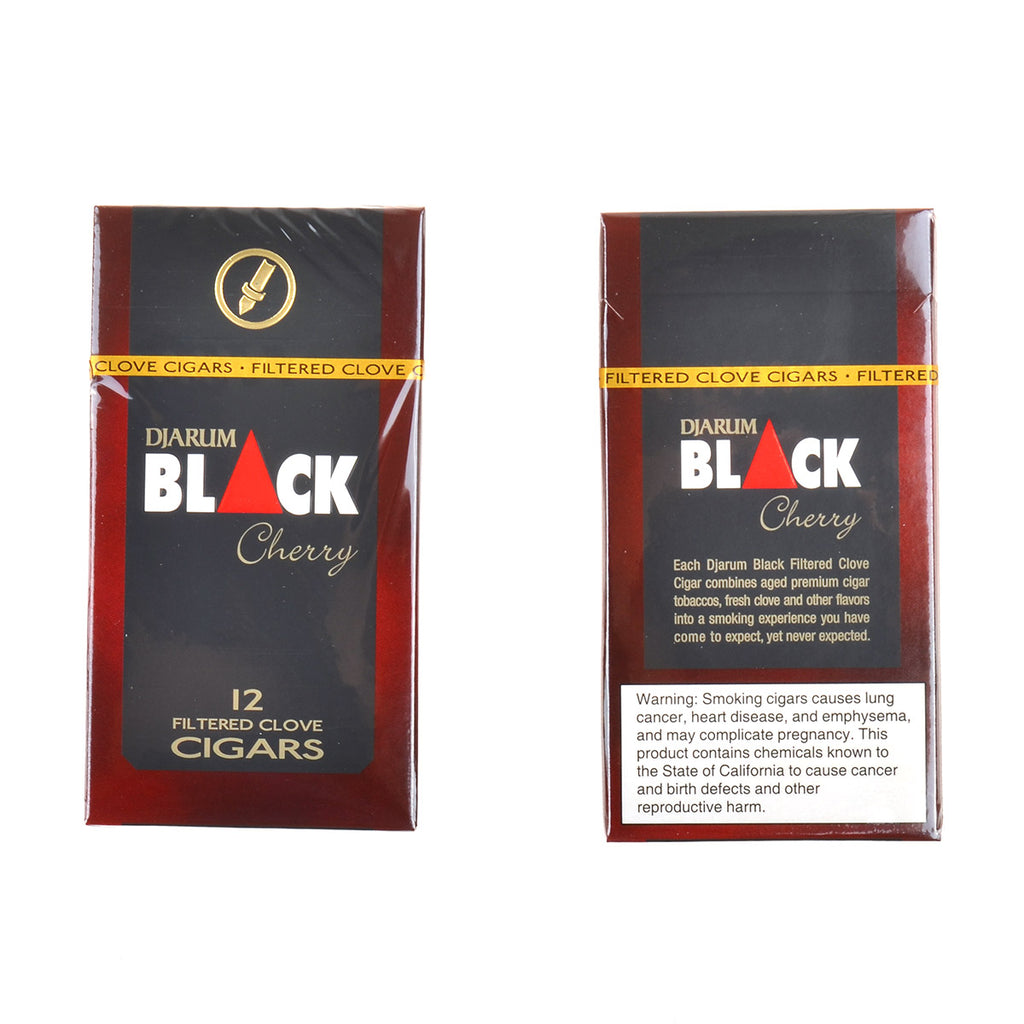 Djarum Black Cherry (Ruby) Filtered Cigars 10 Packs of 12 8