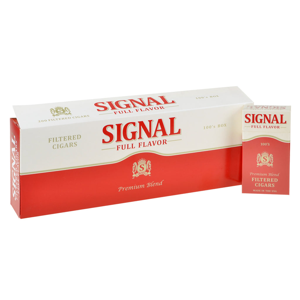 Signal Full Flavor Filtered Cigars 10 Packs of 20 3