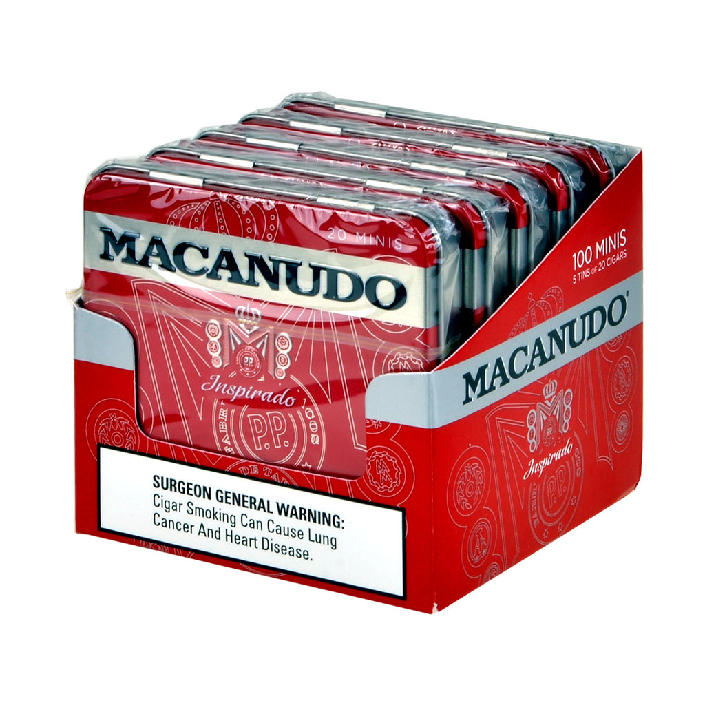 Macanudo Inspirado Red Minis Pack of 100 1