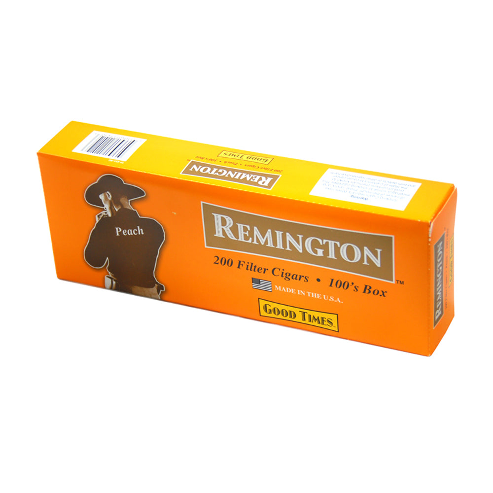 Remington Peach Filtered Cigars 10 Packs of 20 1