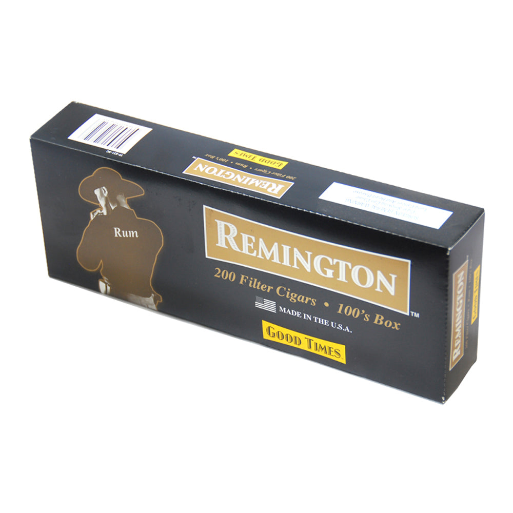Remington Rum Filtered Cigars 10 Packs of 20 1