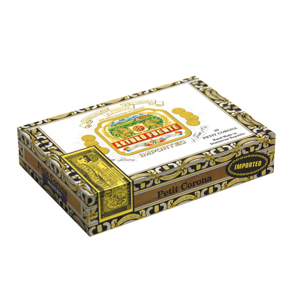 Arturo Fuente Petit Corona Maduro Cigars Box of 25 1
