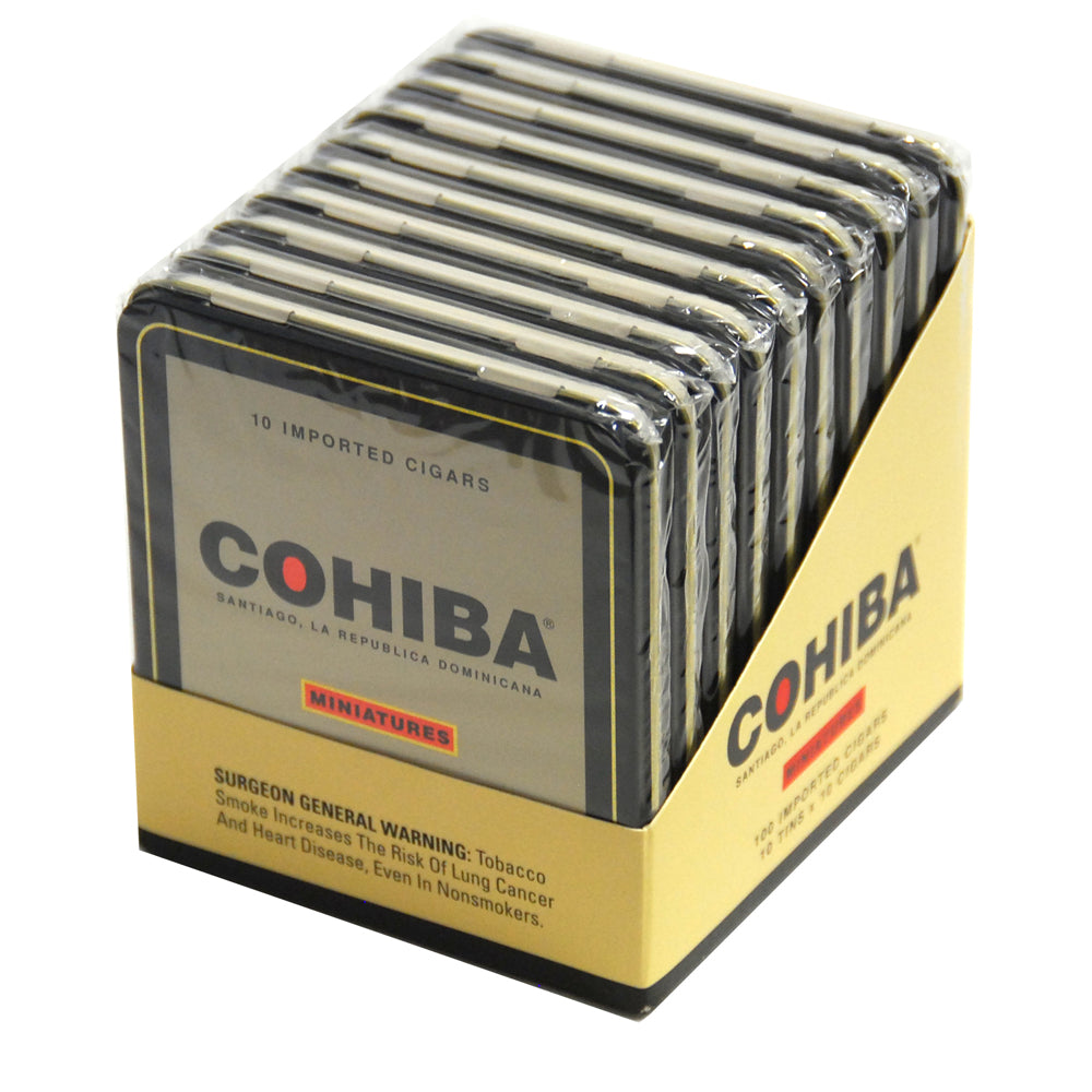 Cohiba Miniature Cigars 10 Packs of 10 1