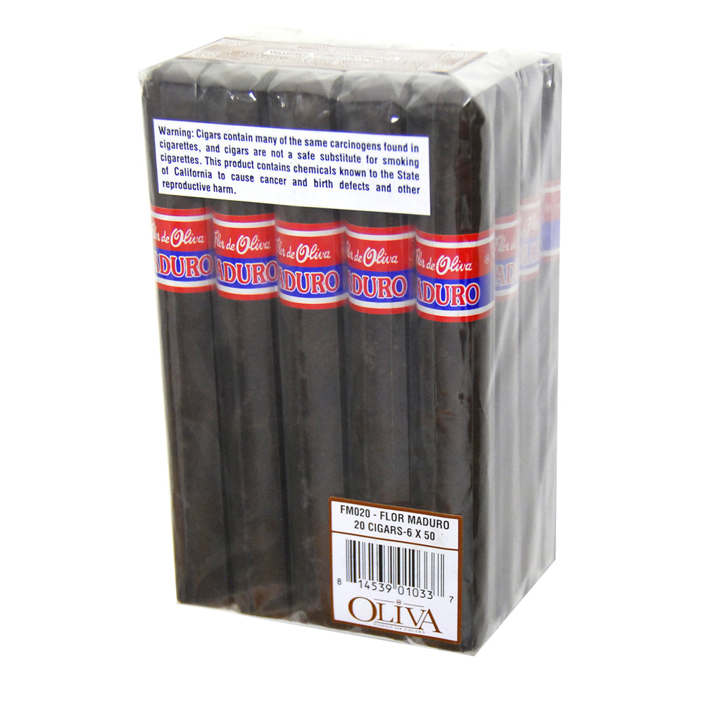 Flor de Oliva 6 x 50 Maduro Cigars Pack of 20 1
