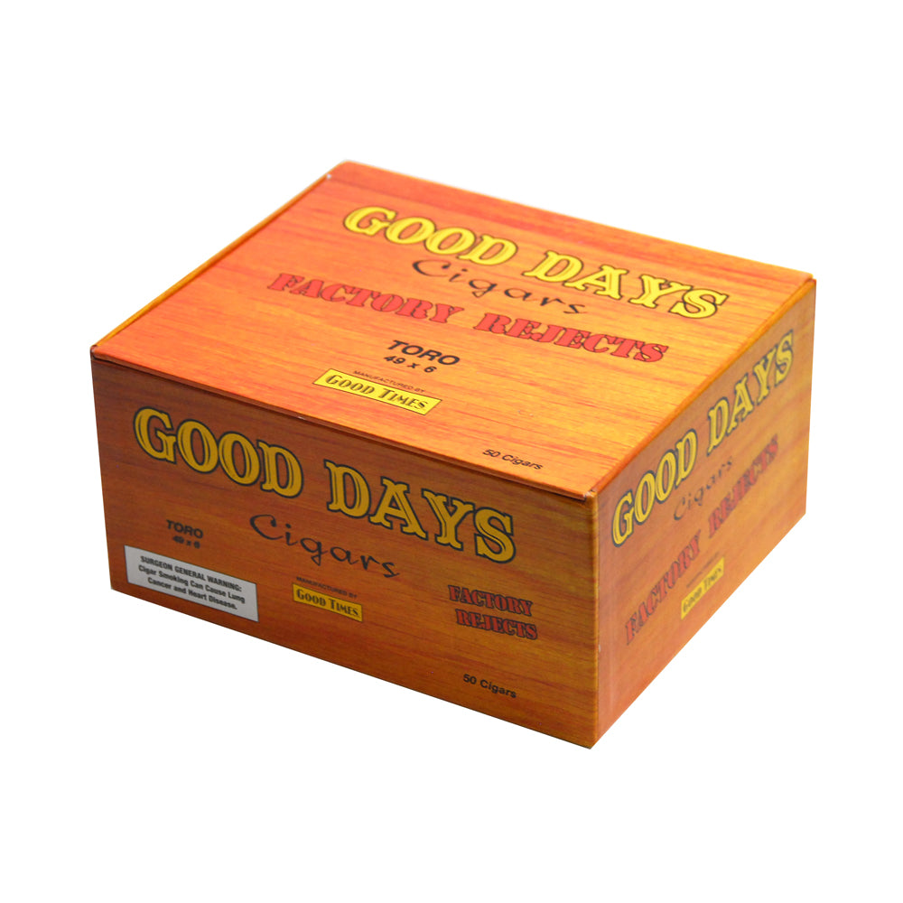 Good Days Factory Rejects Robusto Cigars Box of 50 2