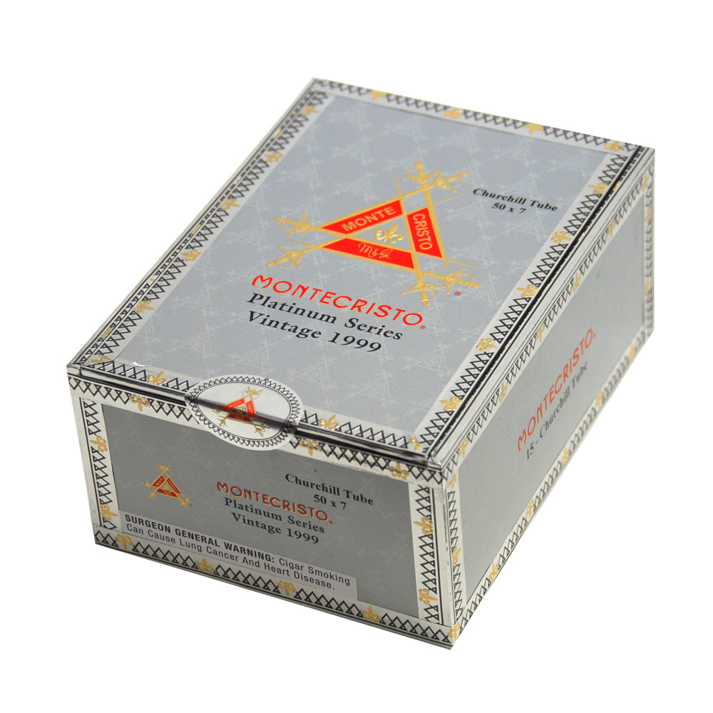 Montecristo Platinum Series Churchill Tube 50 ‚àö√≥ 7 Premium Cigars Box of 15 1