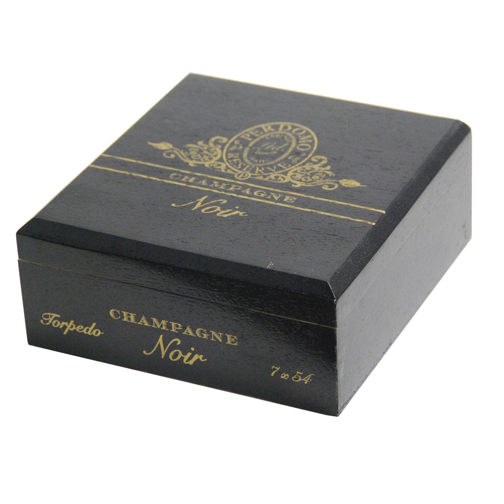 Perdomo Noir Torpedo Champagne Cigars Box of 25 1
