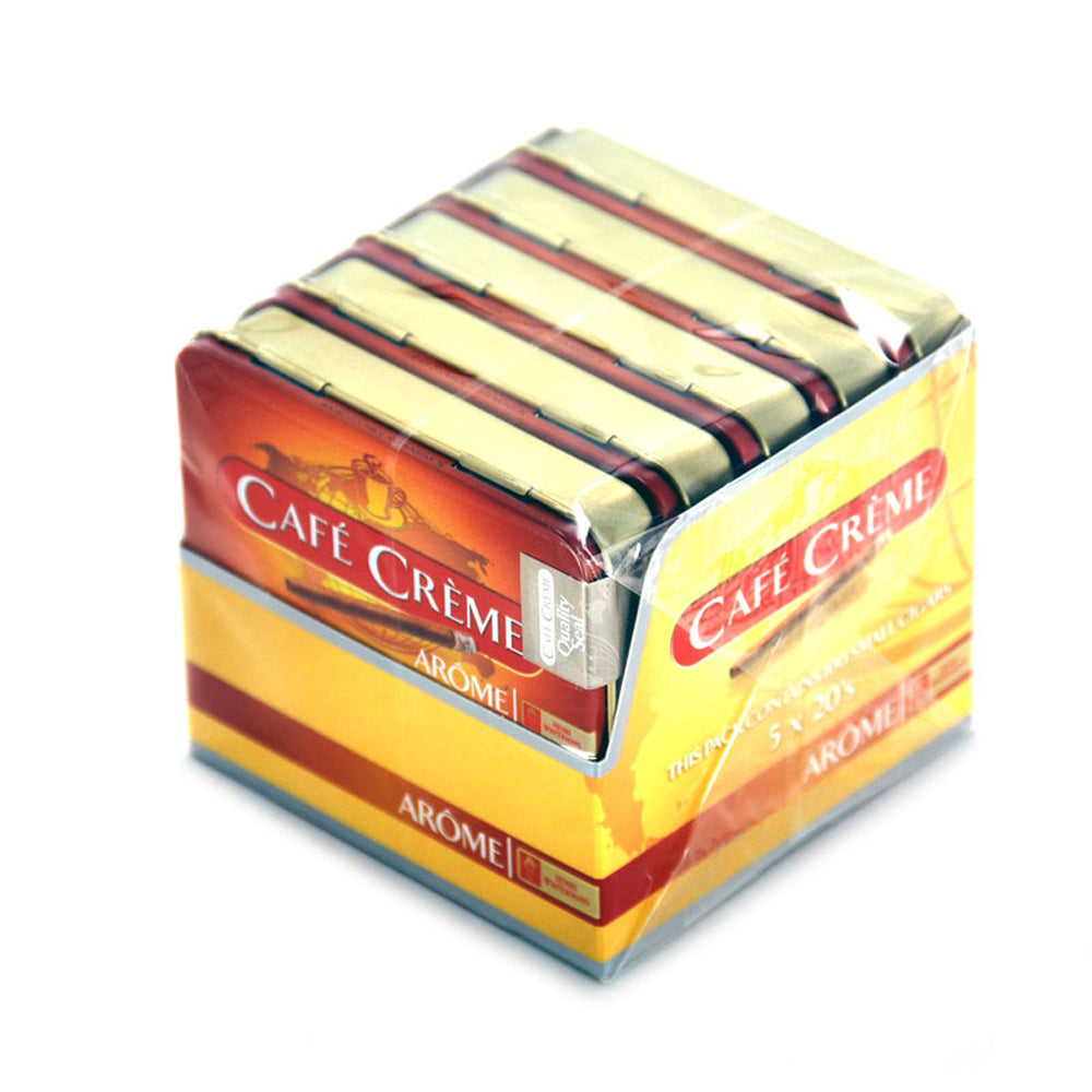 CAO Cafe Creme Original Small Cigars 5 Packs of 20 1