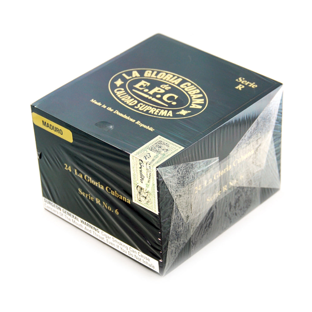 La Gloria Cubana Serie R No. 6 Maduro Cigars Box of 24 1