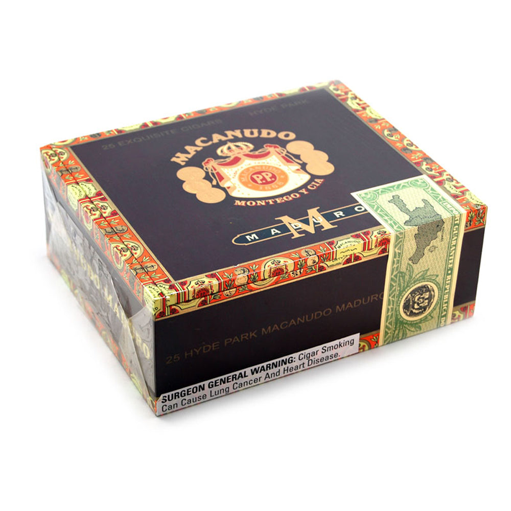 Macanudo Hyde Park Maduro Cigars Box of 25 1