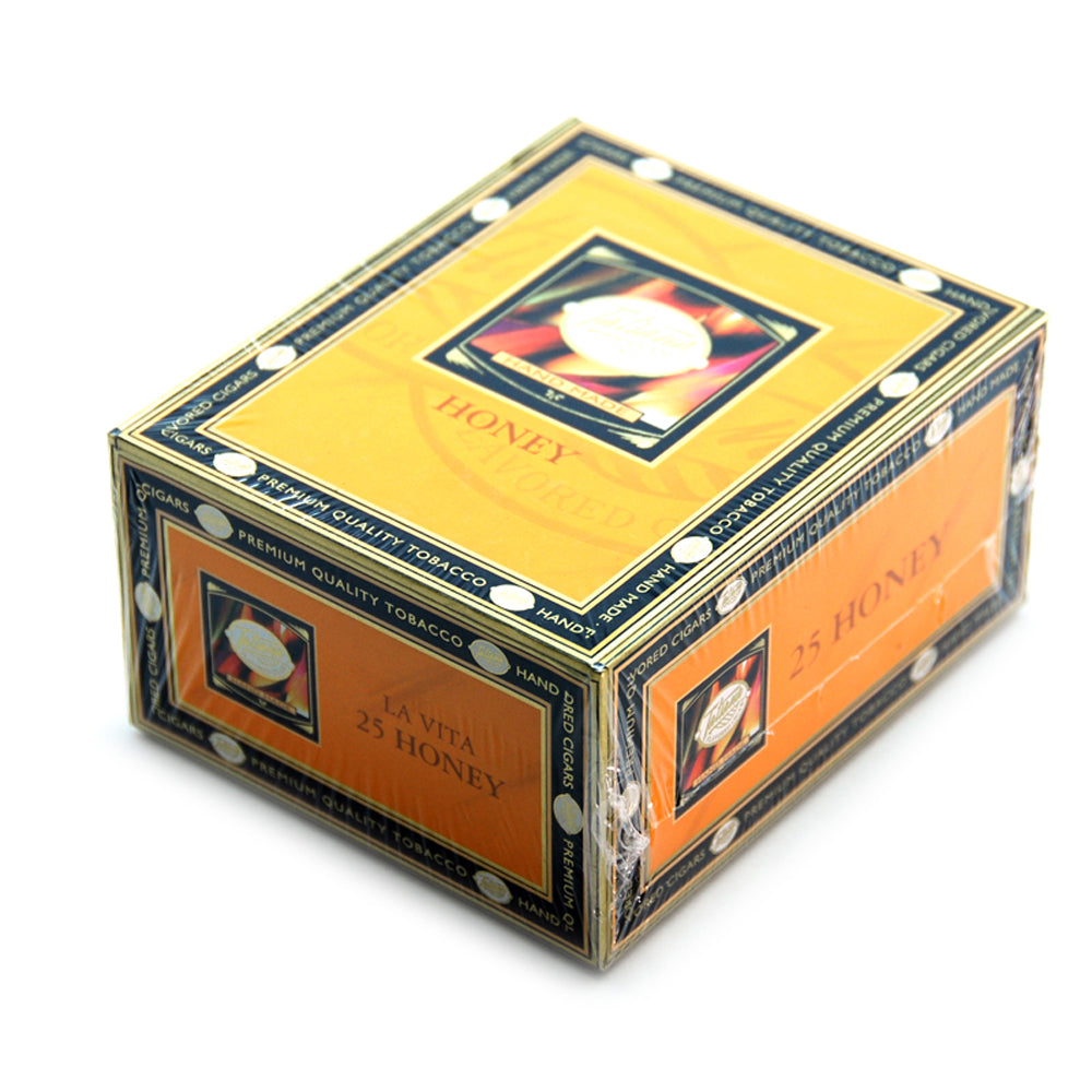 Tatiana La Vita Honey Cigars Box of 25 – Tobacco Stock