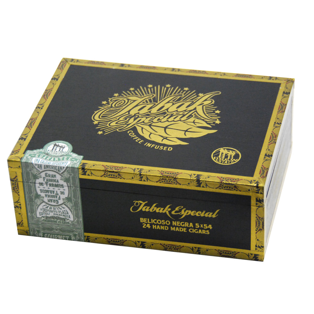 Tabak Especial Coffee Infused Belicoso Negra Cigars Box of 24 1
